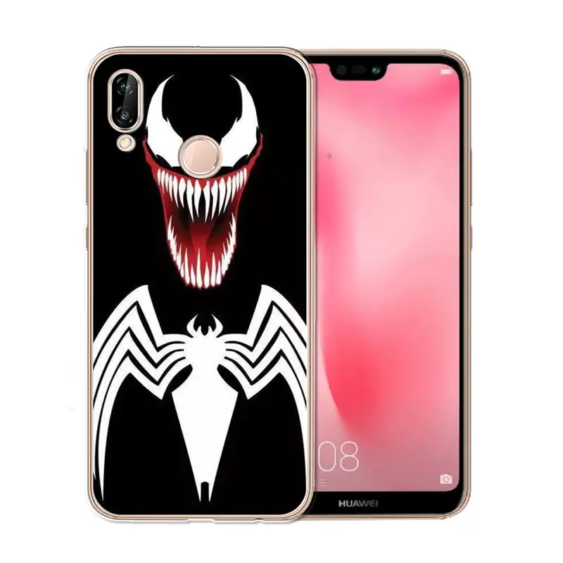 Крутой чехол для Huawei Nova plus 2 3 3i Y2 II Y6 Y3 2017 из мягкого силикона ТПУ etui телефона Venom