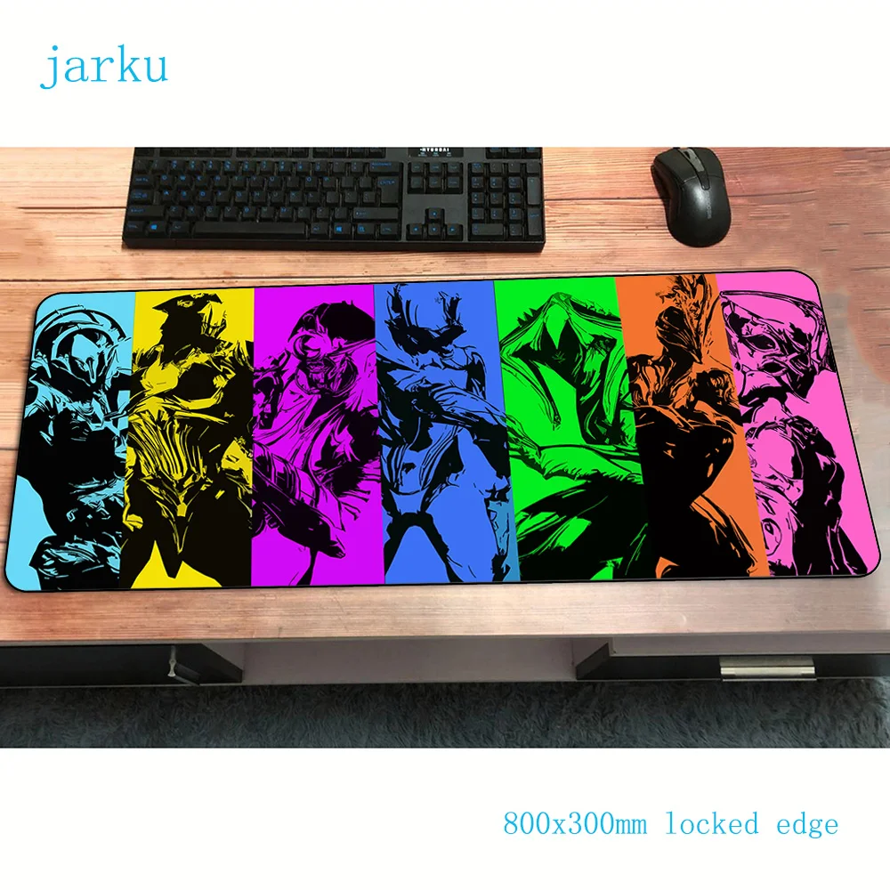 Коврик для мыши warframe gamer anime 800x300x2 мм коврик notbook игровой Новое поступление PC