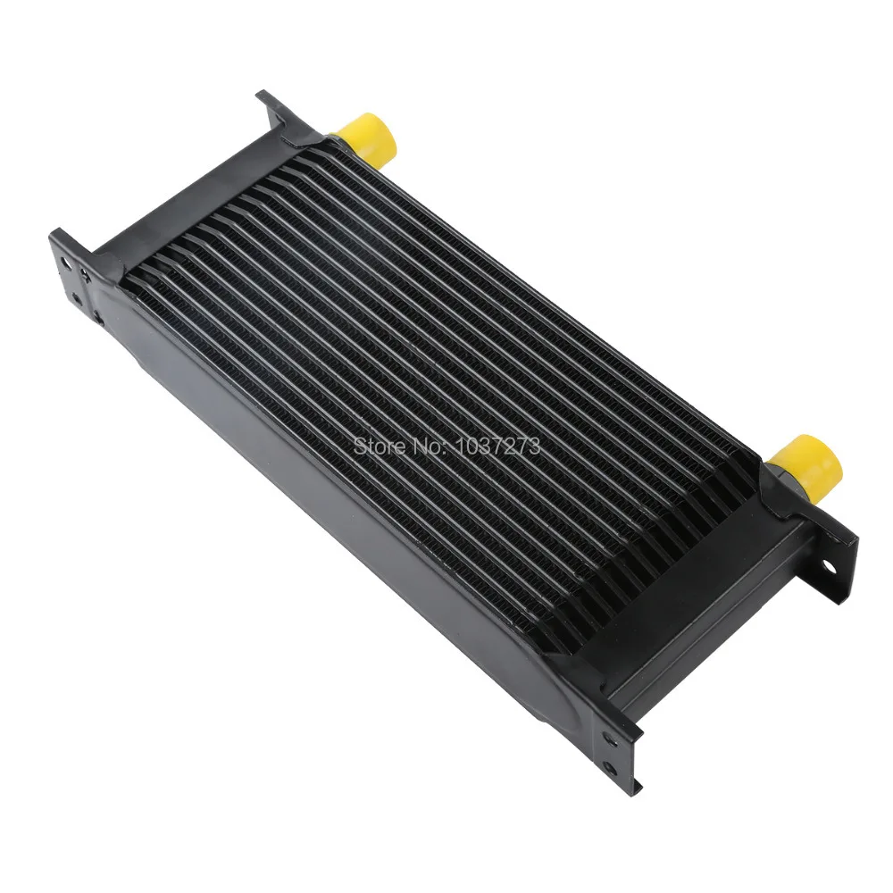 Черный Универсальный 16-рядный семейный охладитель трансмиссии двигателя