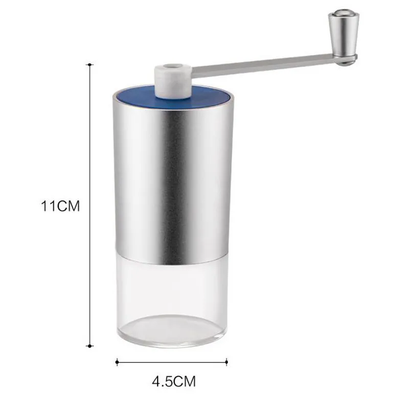 Ручная кофемолка BAISPO портативная моющаяся мини-мельница для кофе посуда