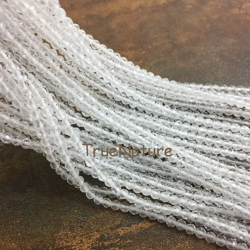 

Высокое качество Кристалл кварц крошечные бусины аксессуары полная нить граненые круглые прозрачные кристаллы свободные бусины в 3 мм PM5925