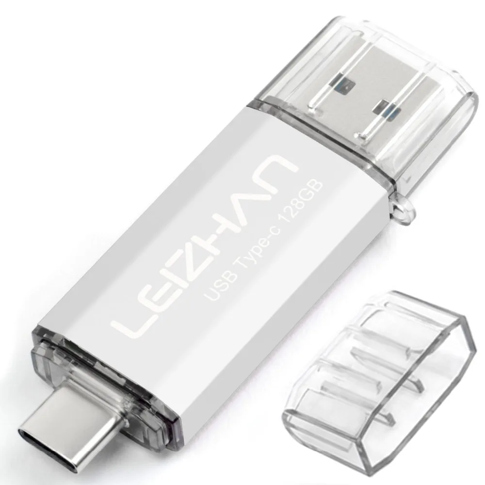 LEIZHAN TYPE-C флеш-накопитель 128 ГБ фото селфи палка для телефона samsung флеш-накопители