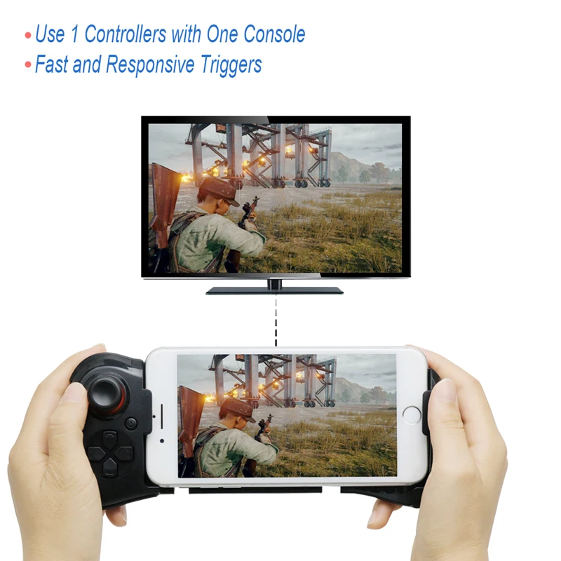 MOCUTE 058 Bluetooth беспроводной геймпад пульт дистанционного управления для iPhone PUBG Joypad