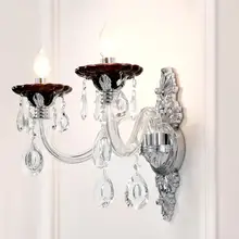 Современный прозрачный красочный хрустальный дизайн настенный