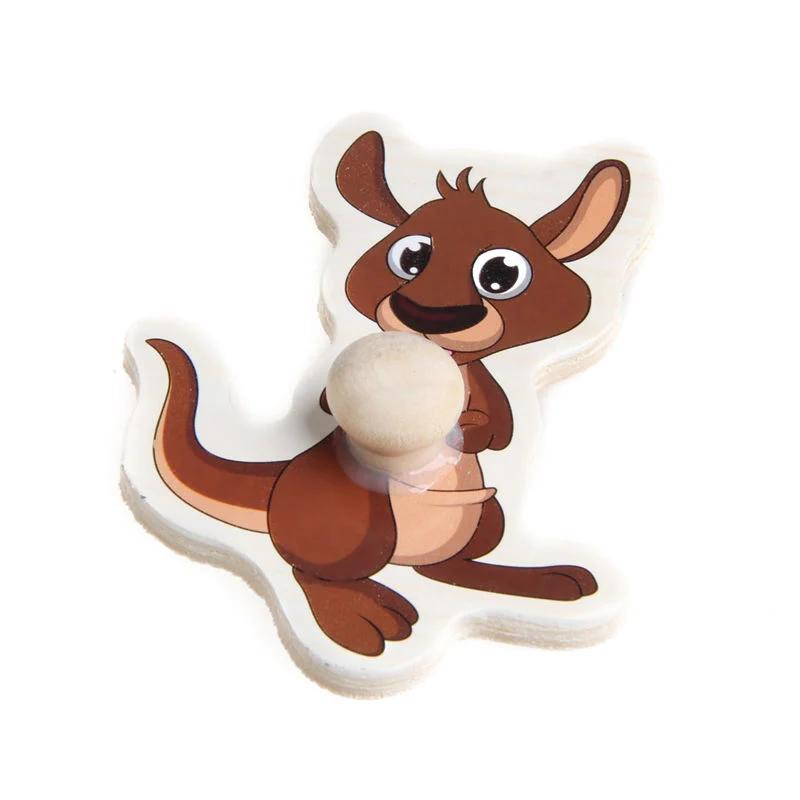 Детские для малышей животного деревянный привлекательные раннего обучения