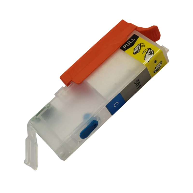 5x PGI 550 CLI 551 пустые перезаправляемые Cartrdige для Canon MG5450 MG5550 MG5650 MG6350 MG6450 MG6600 MG6650 MX925 MX725