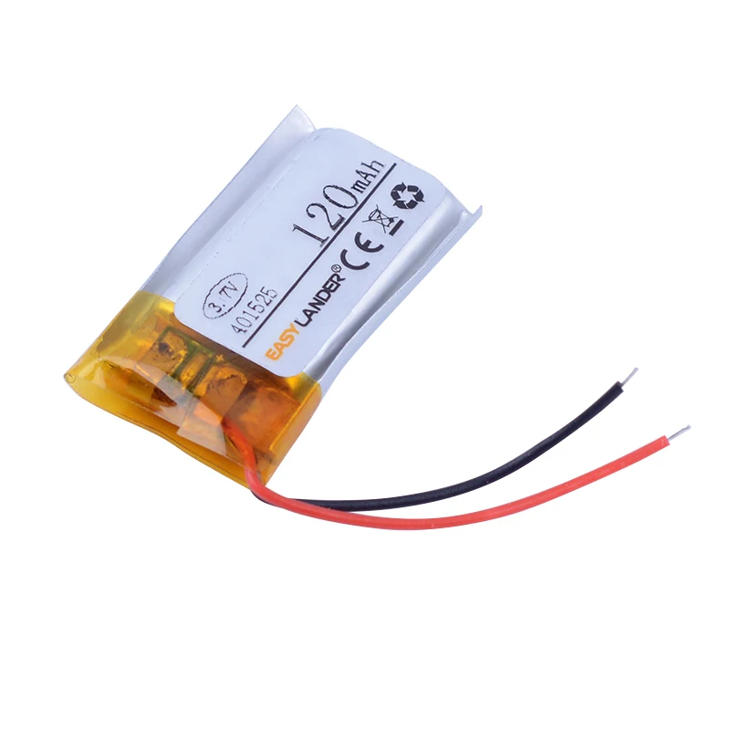 401525 3 7 V 120mAh литий-полимерный литий-ионный аккумулятор для mp3 гарнитура и динамики