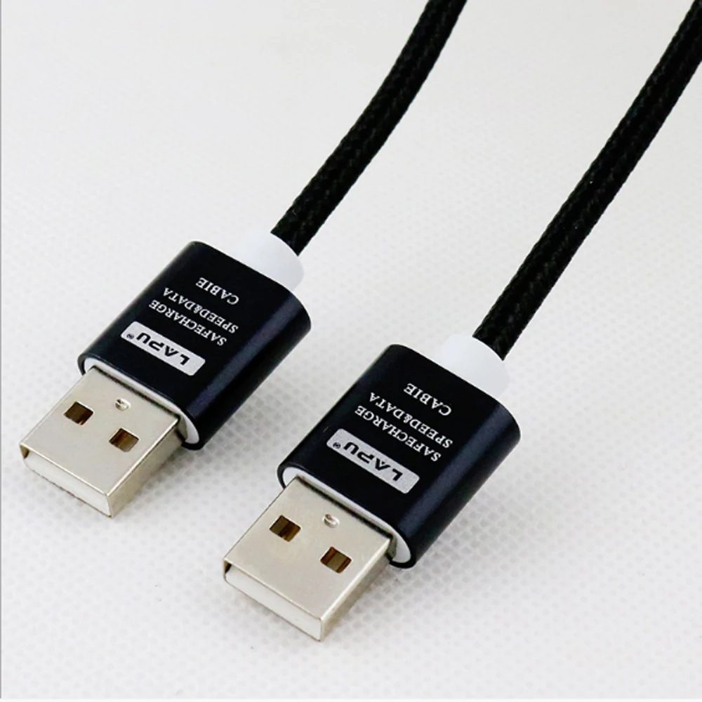 Нейлоновый Плетеный USB кабель папа 2 0 удлинитель для радиатора жесткий диск