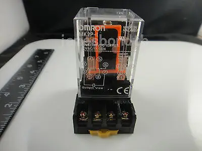 

OMRON MK2P-I AC 220V Relay 8-Pin 10A 250VAC With PF083A Socket Base