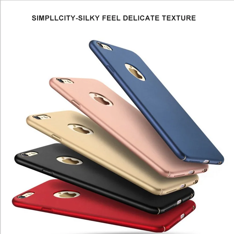 Elivebuy New style Fashion Ultra-thin matte PC Cases 360 degree Protection Anti-Knock Cellphone For iphone 6 6Plus |
