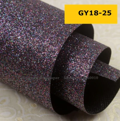 GY18 -25 5 м X 69 см модные блестящие обои цветные блестящие настенные покрытия для домашнего декора однотонные блестящие обои для гостиной - Цвет: GY18 -25