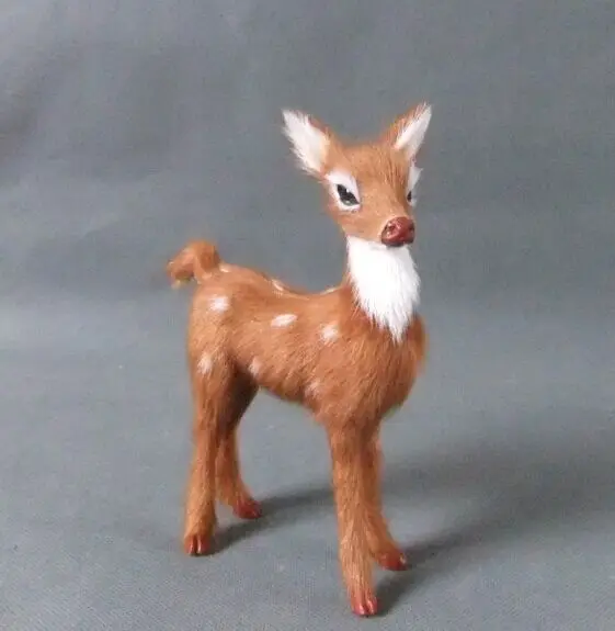 

lovely creative simulation sika deer toy lovely sika deer doll gift about 15x11cm