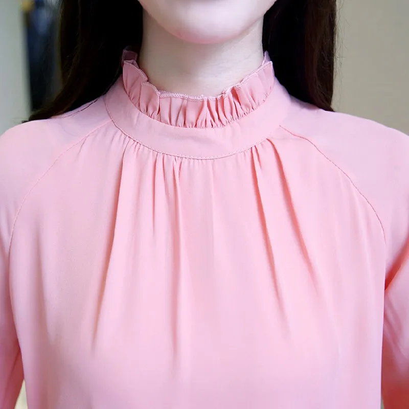 2021 весенние женские Blusas Feminina элегантная шифоновая повседневные кофточки Женская