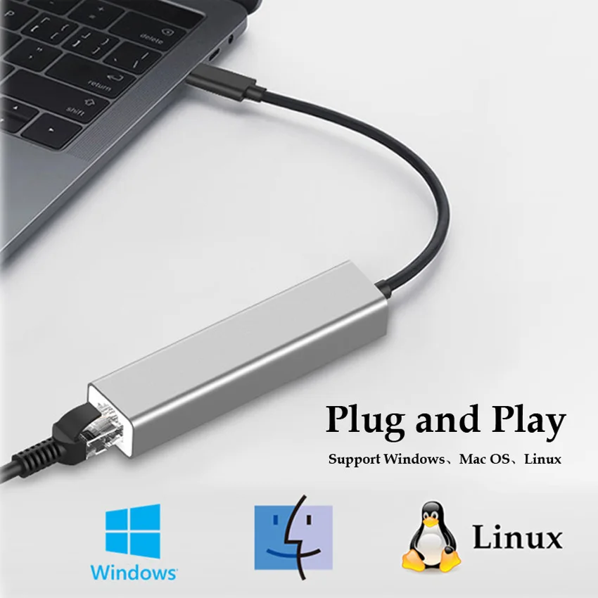Док станция USB Type c для 3 0 RJ45 Высокоскоростная передача данных хаб MacBook Samsung Galaxy S8 S9