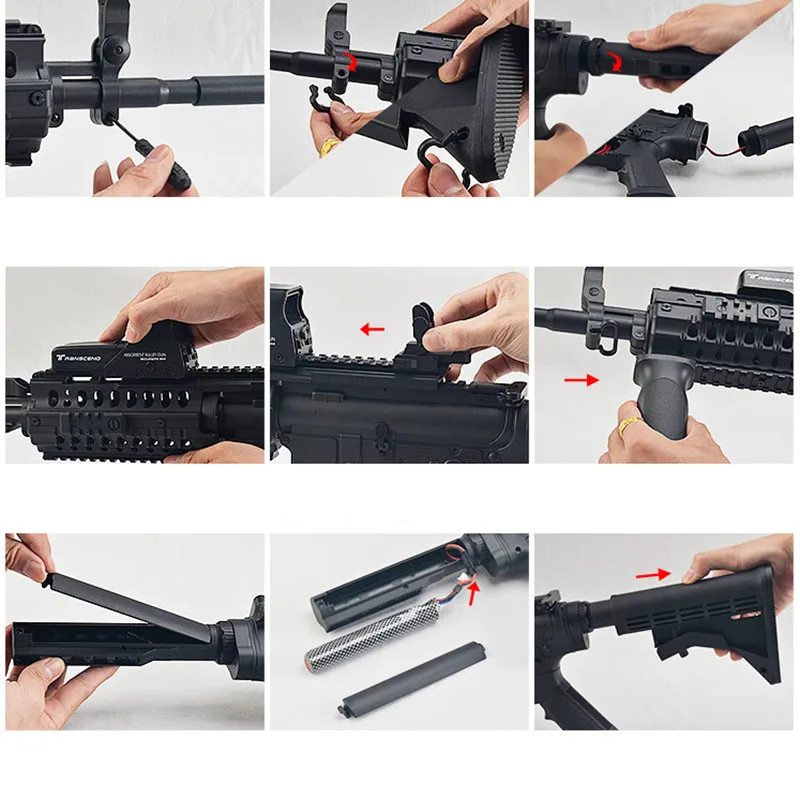 ZHENDUO игрушки 1 предмет Электрический взрыв SKDm4ss гель мяч Blaster водяной игрушка в