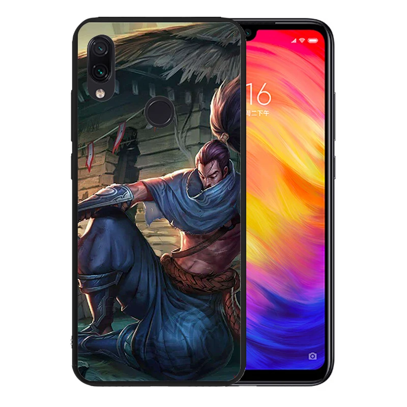 Тонкий Силиконовый ТПУ мягкий чехол для телефона черный силиконовый Xiaomi Redmi Note 7