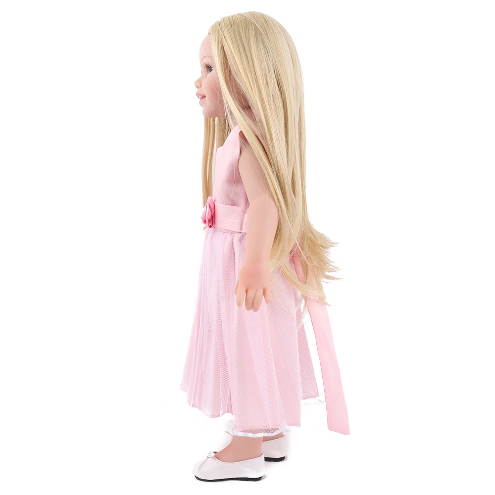 45cm full Vinyl newborn Doll Silicone Baby model dolls Pincess American doll kids birthday presents bonecas | Игрушки и хобби