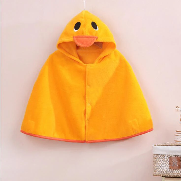 babzapleume Spring Fall Free Size Newborn Cloak Baby Boys Girls Jacket Cartoon Cute Fleece Hooded Outerwear Infant Coat BC1647-1 | Детская