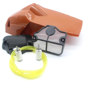 Верхняя крышка двигателя, цилиндр, воздушный фильтр, комплект топливной линии для HUSQVARNA 137 142 запасные части для бензопилы