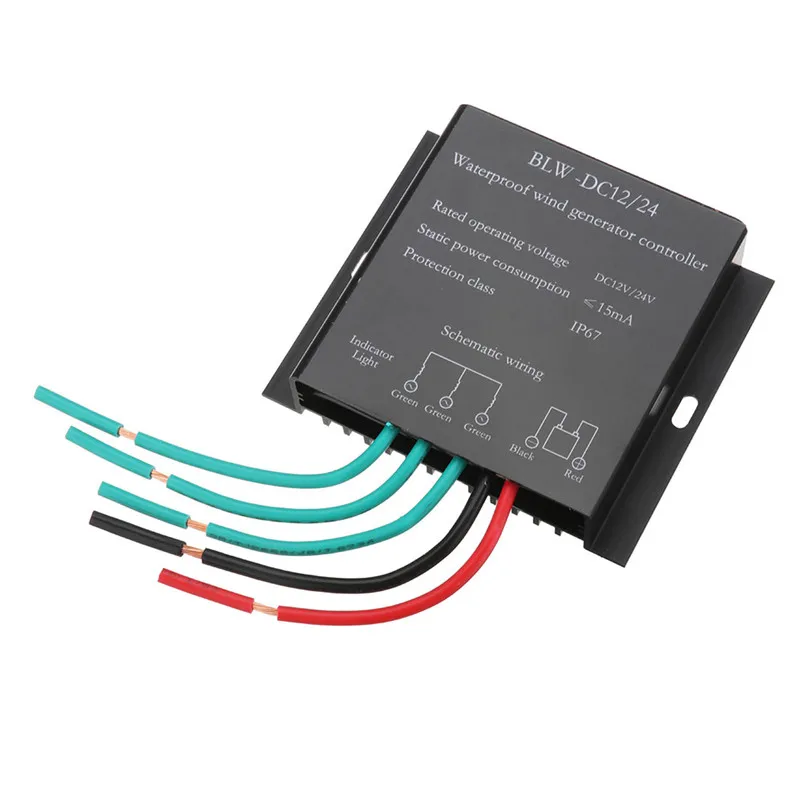 100 Вт-800 Вт AC/DC 12 V/24 V ветряной турбины генератора Водонепроницаемый Батарея Контроллер заряда Регулятор