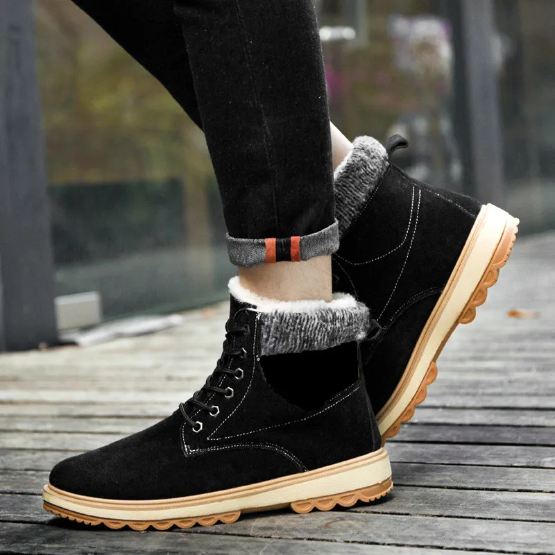 2018 горячая Распродажа зимние ботинки высокого качества из искусственной кожи