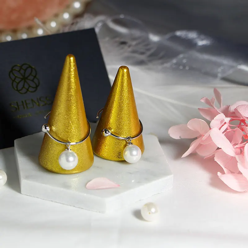 Женские круглые сережки ювелирное изделие из стерлингового серебра 925 пробы с