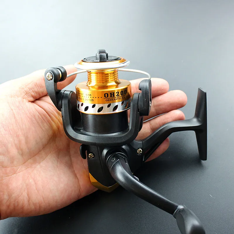 Спиннинговая катушка для ловли форели с 3BB 5 2: 1 OH200 Бесплатная доставка|fishing spinning