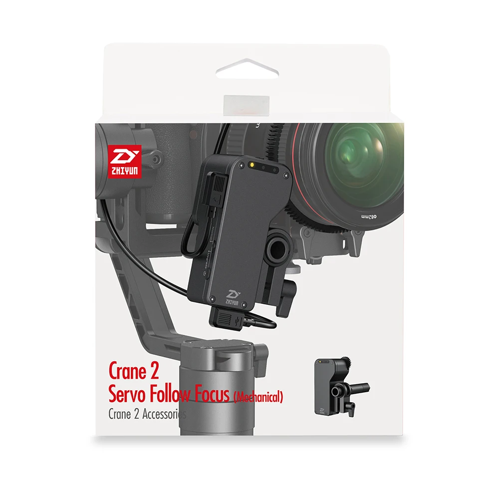 Zhi yun Zhiyun Crane 2 Servo Follow Focus для всех камер Canon Nikon Sony Panasonic DSLR с ручным шарниром |