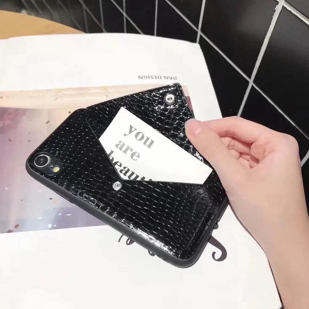 Чехол для iPhone X Xr Xs Max чехол с привлекательной змеиной кожей лазерный флип кошелек