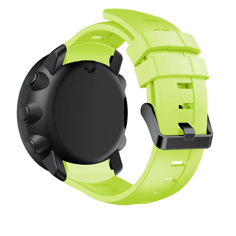 Модный ремешок для часов классический сменный мягкий силиконовый Suunto Ambit3 Vertical