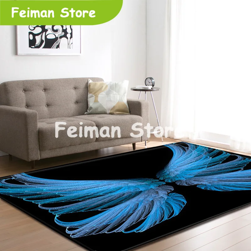 Ковры с крыльями ангела в скандинавском стиле мягкие фланелевые коврики для