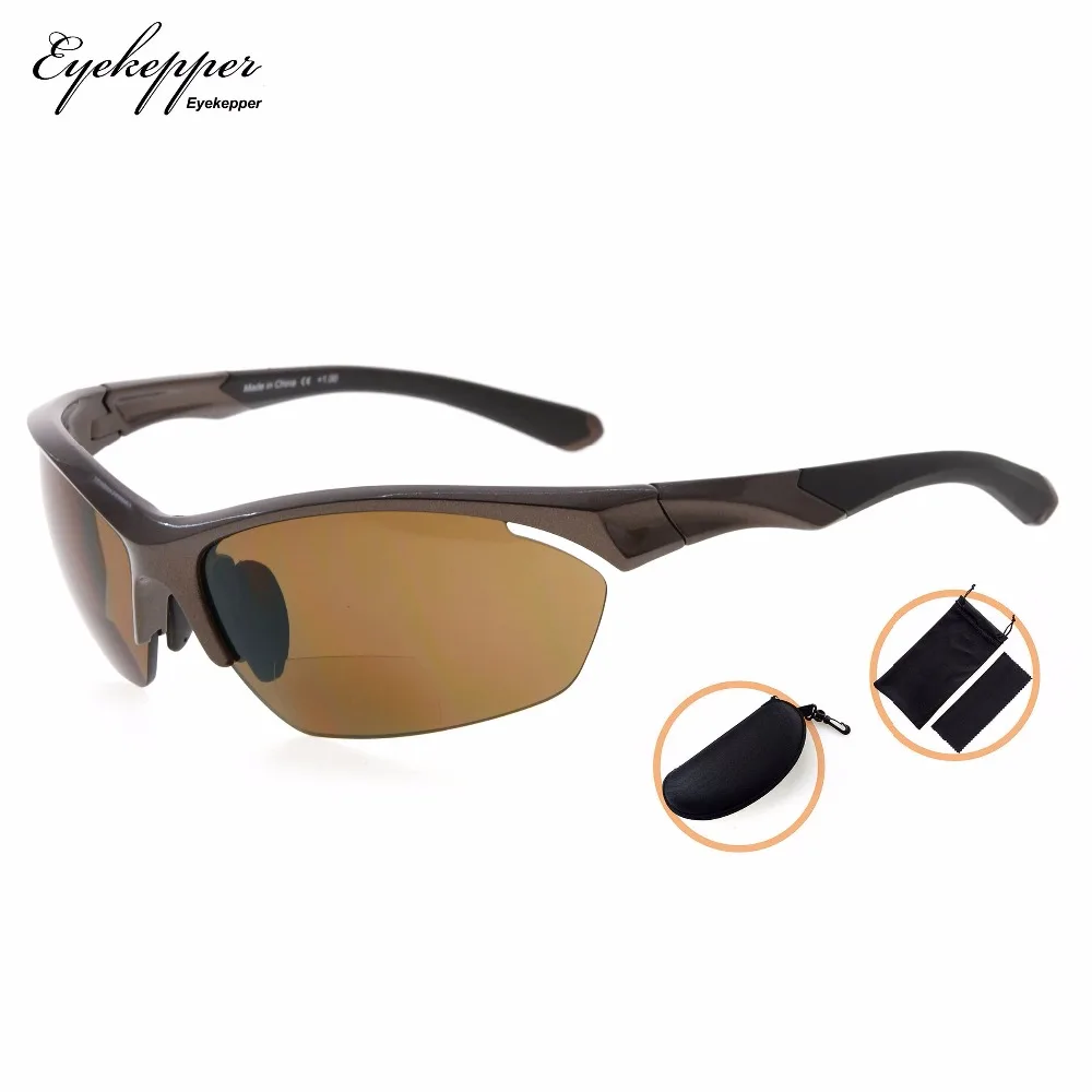 SG902Eyekepper TR90 спортивные бифокальные Солнцезащитные очки Бейсбол Бег Рыбалка Вождение Гольф Софтбол Пешие прогулки полуоправы очки для чтения