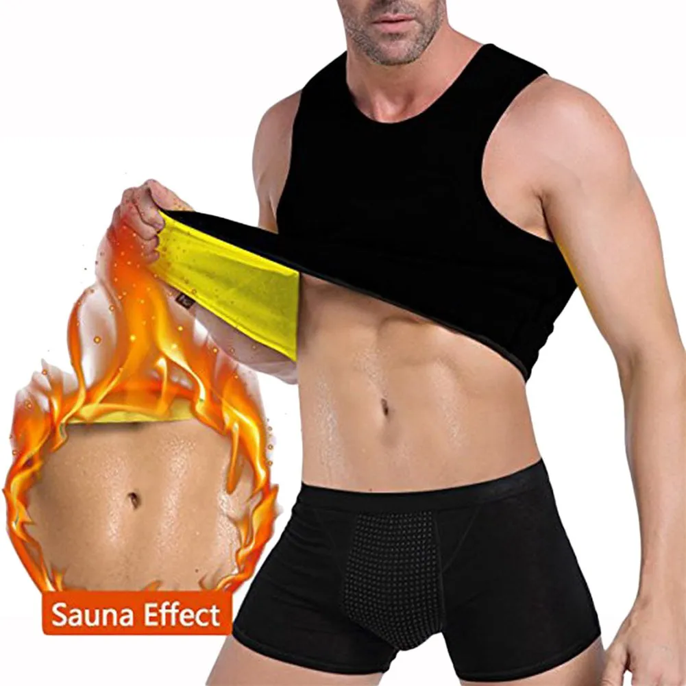 Для мужчин s жилет для похудения спортивные ultra Sweat Неопреновый спортзала Фитнес