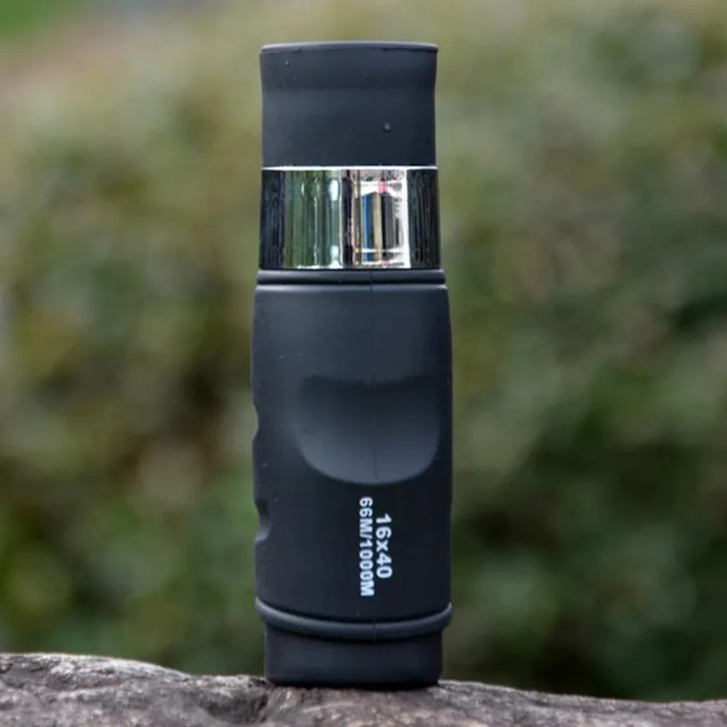 16X40 высокой мощности монокуляр телескоп для смартфона Spyglass открытый черный