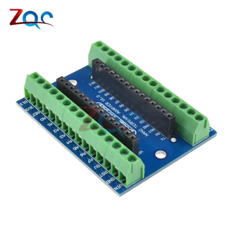 1 шт. Стандартная плата адаптера терминала для Arduino Nano V3.0 AVR ATMEGA328P фотомодуль 100%