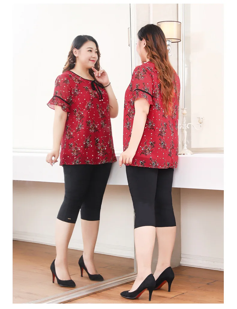 TUHAO блузки женские большие размеры 10XL 9XL 8XL женские элегантные офисные женские блузки с принтом рубашка Топ Большой Размер 7XL 6XL ткань MS07