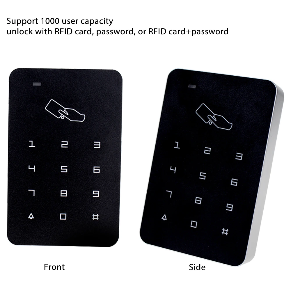 Автономный контроллер доступа с 10 шт. EM брелки RFID Клавиатура контроля доступа цифровая панель считыватель карт для системы дверного замка
