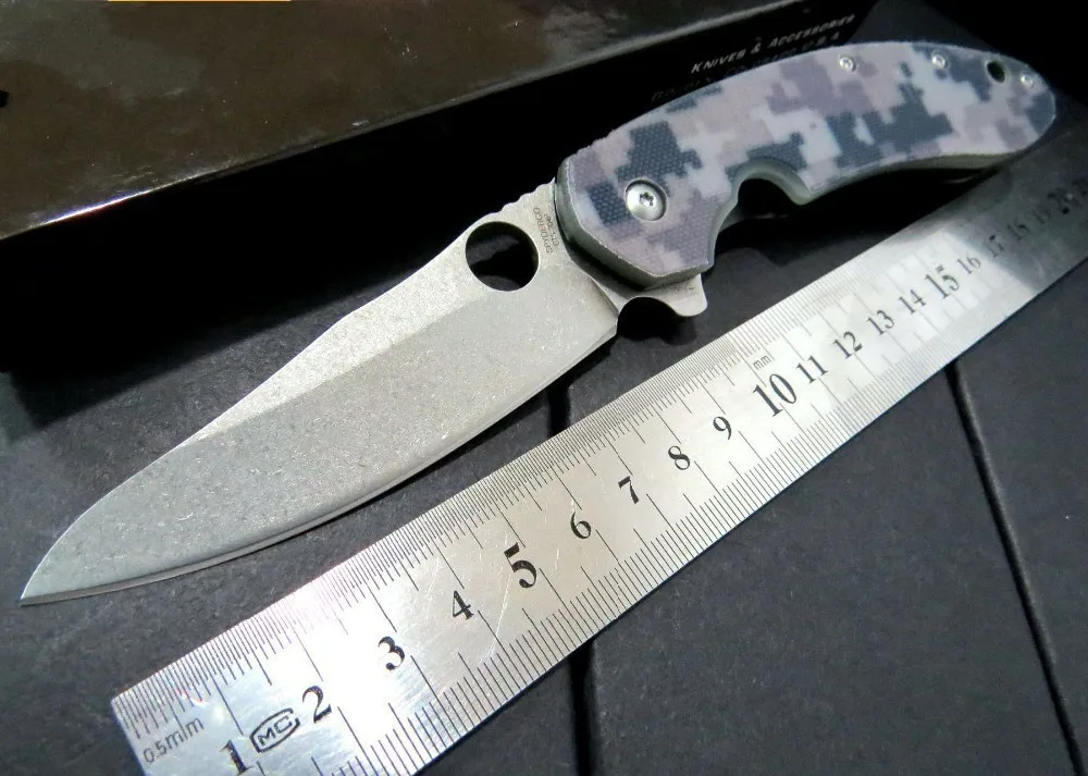 C156 Складной Нож CTS-204P Стеклоочистителя G10 + Titanium Сталь Ручка Отдых На Природе