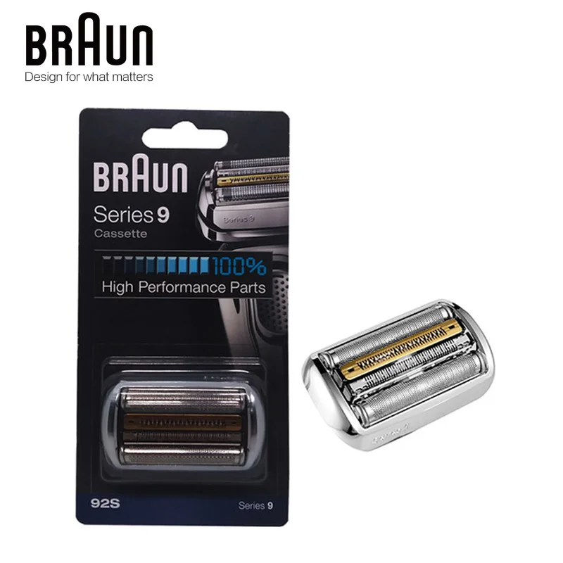

Braun 92s Electric Shaver Razor Blade Series 9 Foil & Cutter Replacement Head Cassette 9030s 9040s 9050cc 9090cc 9095cc