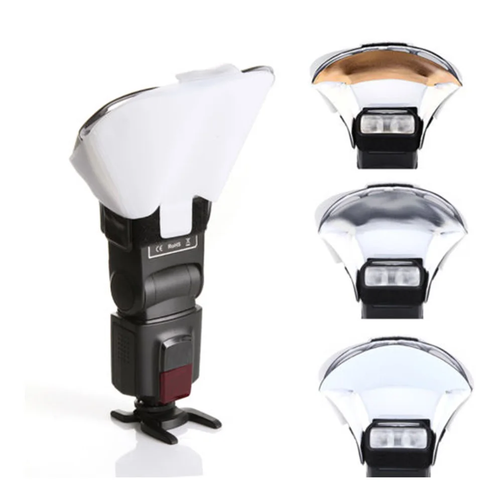 Светоотражающий рассеиватель для карты Speedlight 3 цвета софтбокс отражатель