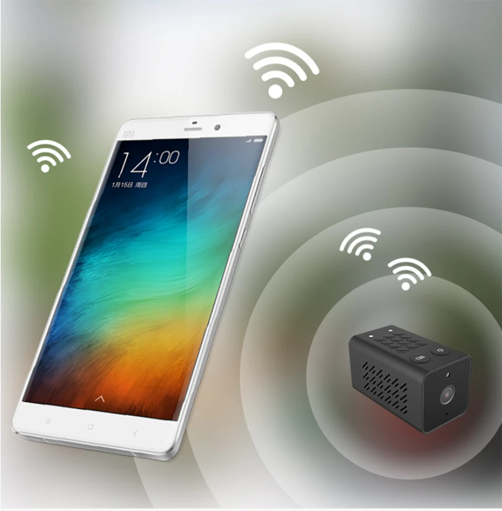 1080P HD wifi Беспроводная мини ip-камера с углом обзора 140 градусов ИК ночного видения мини видеокамера циклическая видеокамера встроенный аккумулятор IP CAM