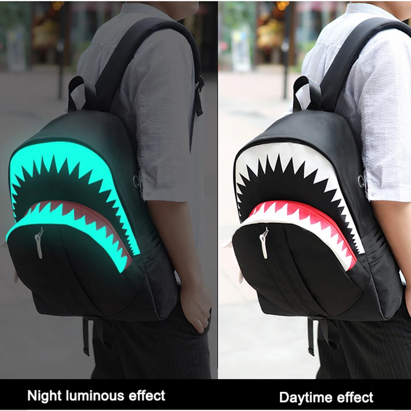 DECRJI Fashion Luminous School Bag Backpack For Teenagers Waterproof Unisex Women Men's Backpacks Female USB 2020 | Багаж и сумки