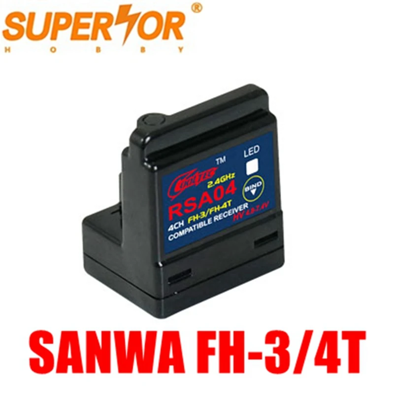 RSA04 ARX-482R 4CH Sanwa поверхности приемник FH-3/FH-4T Совместимость M12 M11X exzes X MT-44 MX-3X GEMINI X MT-S MT-4S M12S skyarea