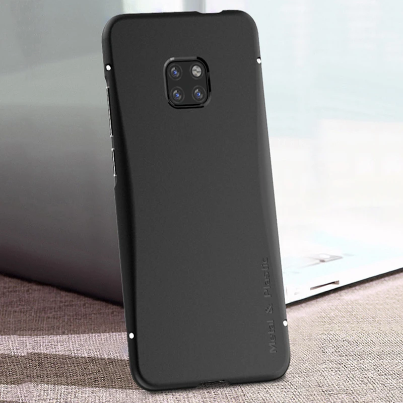 Чехол s для huawei mate 20 Pro, чехол, жесткая задняя крышка, металлический бампер, деловой чехол, чехол для телефона huawei mate 20Pro, металлический корпус