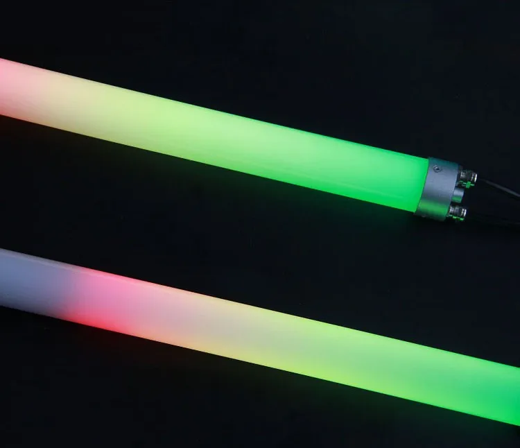 40 мм dmx rgb трубка ночной клуб dj Бар Диско клуб декоративный RGB светодиодный DMX Пиксельная трубка без тени