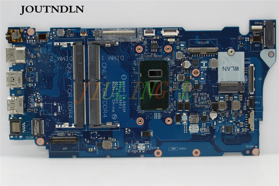 Joutndln для Dell Vostro 14 5468 7460 7560 Материнская плата ноутбука LA-D822P 6NY5G 06NY5G CN-06NY5G i5-7200U BKD40 DDR4