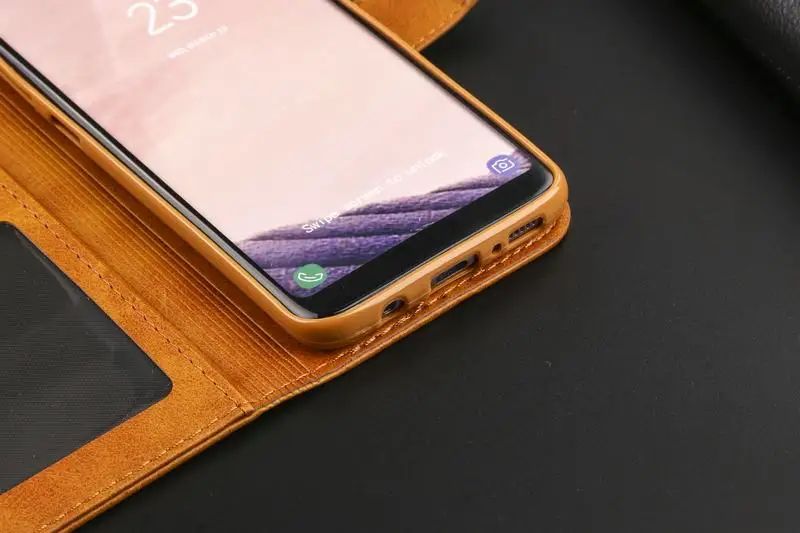 Кожаный бумажник чехол для samsung galaxy S8 чехол samsung galaxy S8 плюс Чехол для телефона чехол с держатель для карт книга Coque Fundas Etui