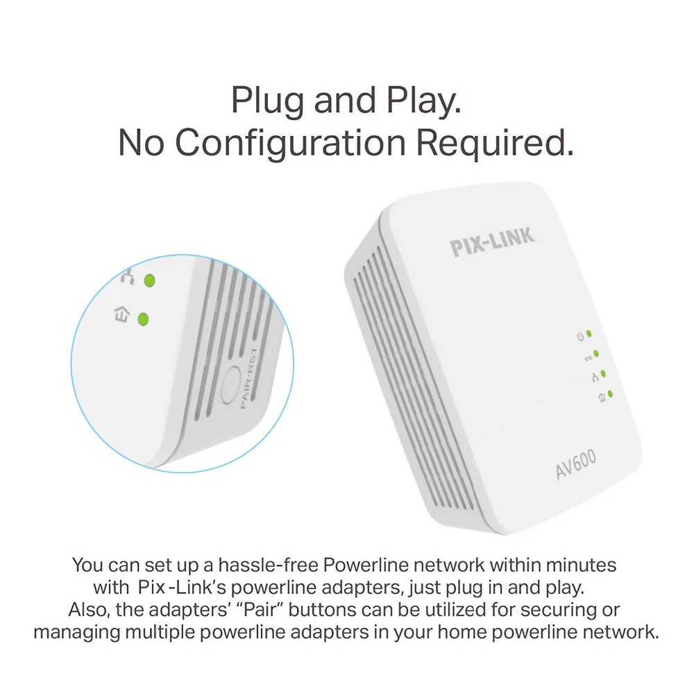1 пара Мощность линии Ethernet Homeplug адаптер для штекер маршрутизатора работай &quot(Plug