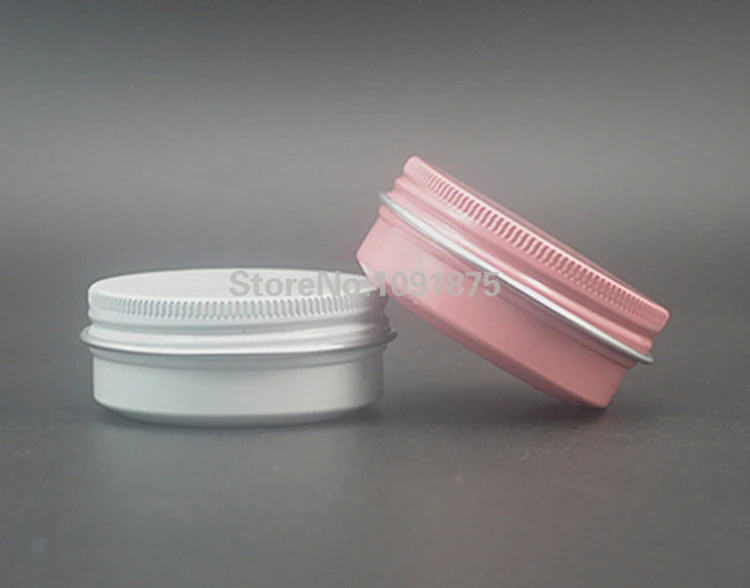 Алюминиевые косметические банки белого цвета 30 г 50 шт./лот мл алюминиевые для