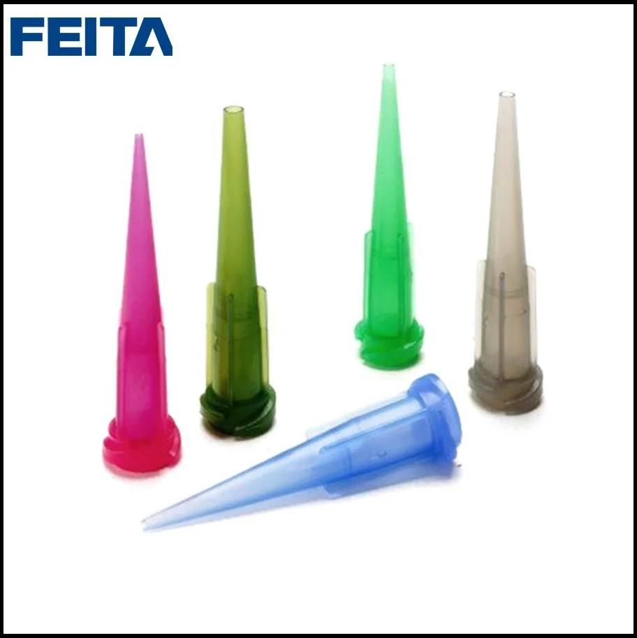 Feita 1000 шт./пакет 1/2 ''Совет Длина TT пластиковый клей иглы Советы SMT Solder PCB